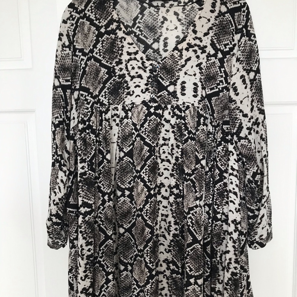 Snakeskin dress